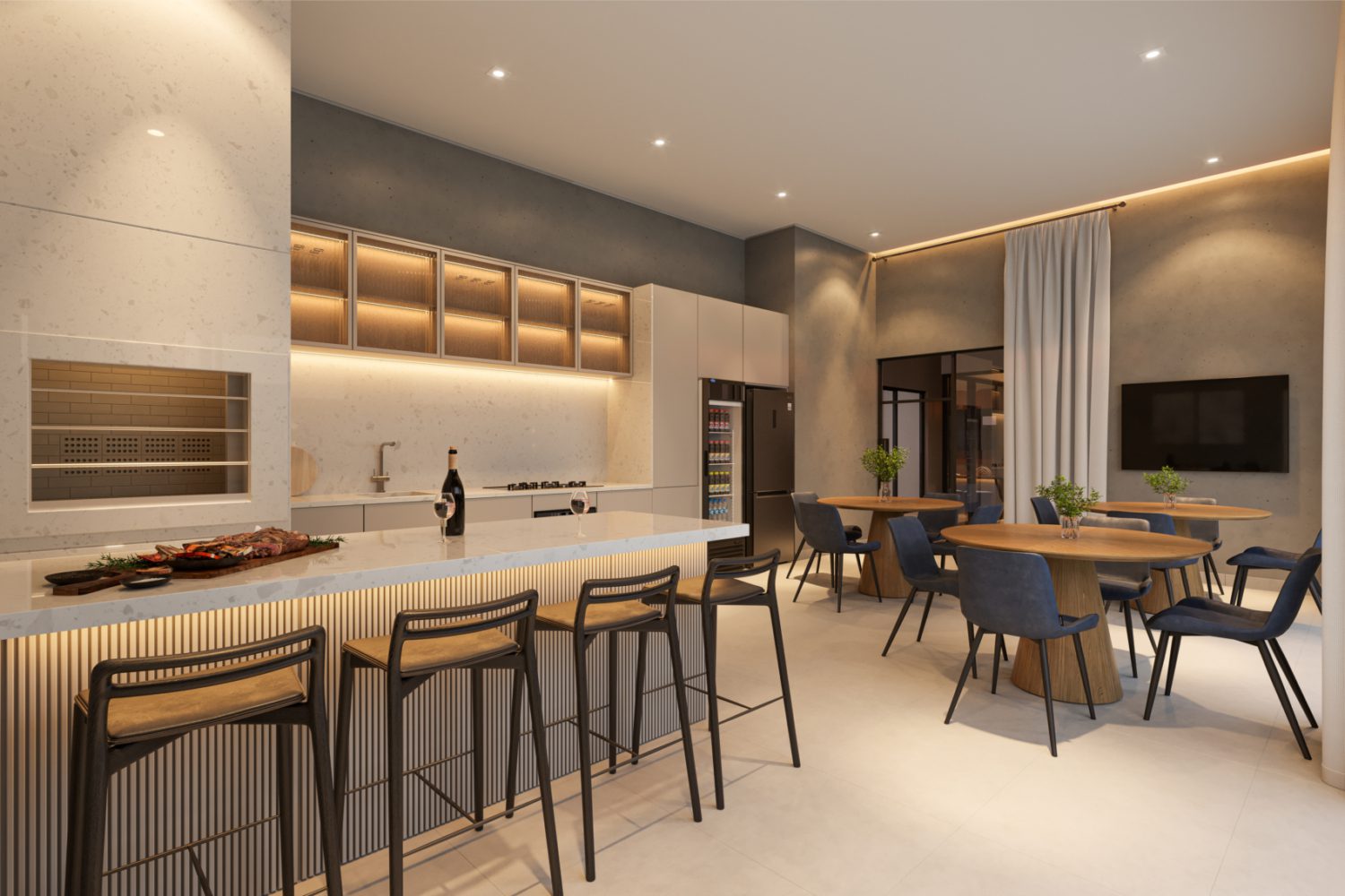 Terrat – Salao de festas e lounge externo vista 01 – RF – 02